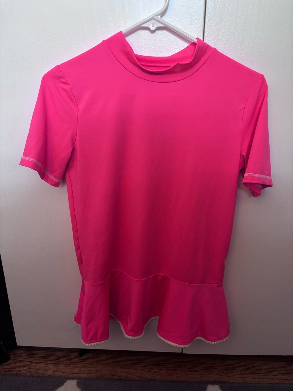 Cat & Jack Hot Pink Swim Shirt/Rashguard